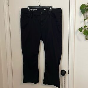J.Crew 9” Billie Demi Boot Crop Jeans in stay black, size 34